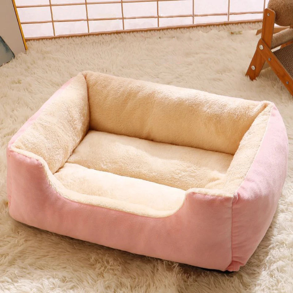 Cozy Pet Bed for Cats – Soft, Washable & Anti-Slip – S/M/L Sizes