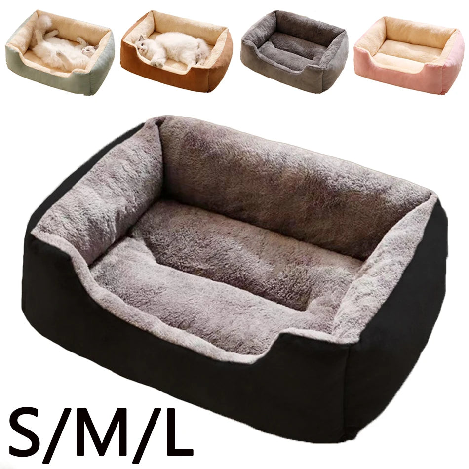 Cozy Pet Bed for Cats – Soft, Washable & Anti-Slip – S/M/L Sizes