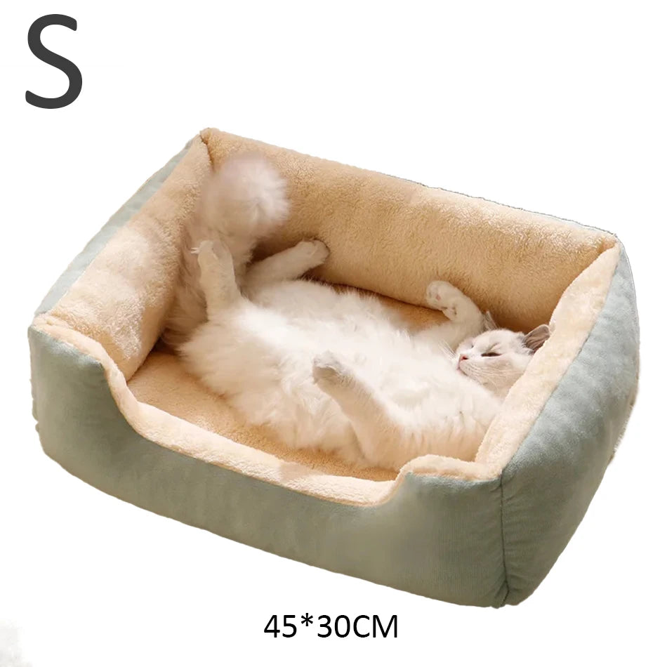 Cozy Pet Bed for Cats – Soft, Washable & Anti-Slip – S/M/L Sizes