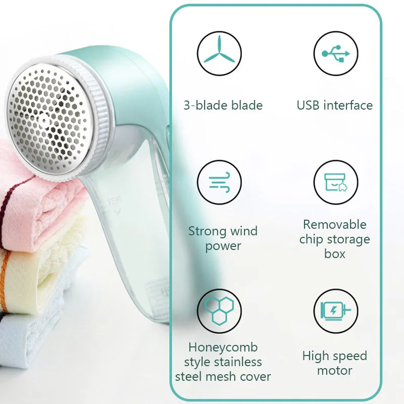 Portable Lint Remover – Strong Power & Double Protection