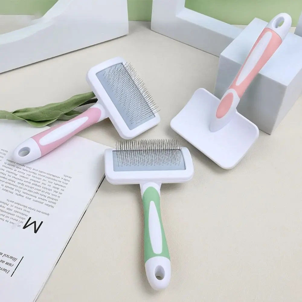 Pet Hair Shedding Brush – Multiple Colors – Cats & Dogs Grooming Tool
