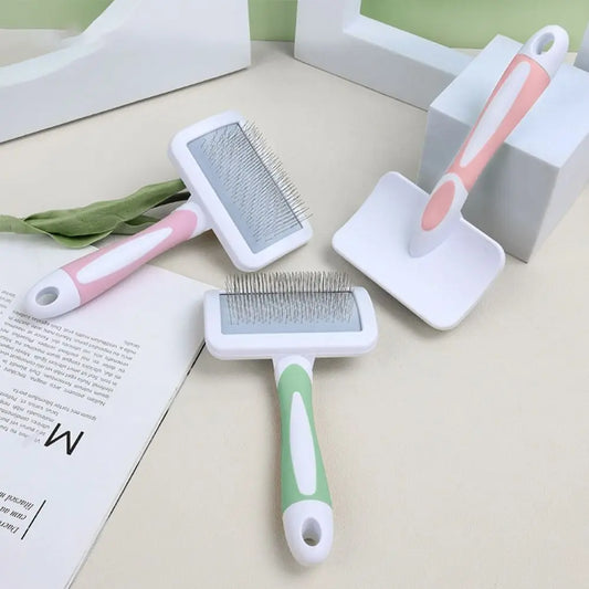 Pet Hair Shedding Brush – Multiple Colors – Cats & Dogs Grooming Tool