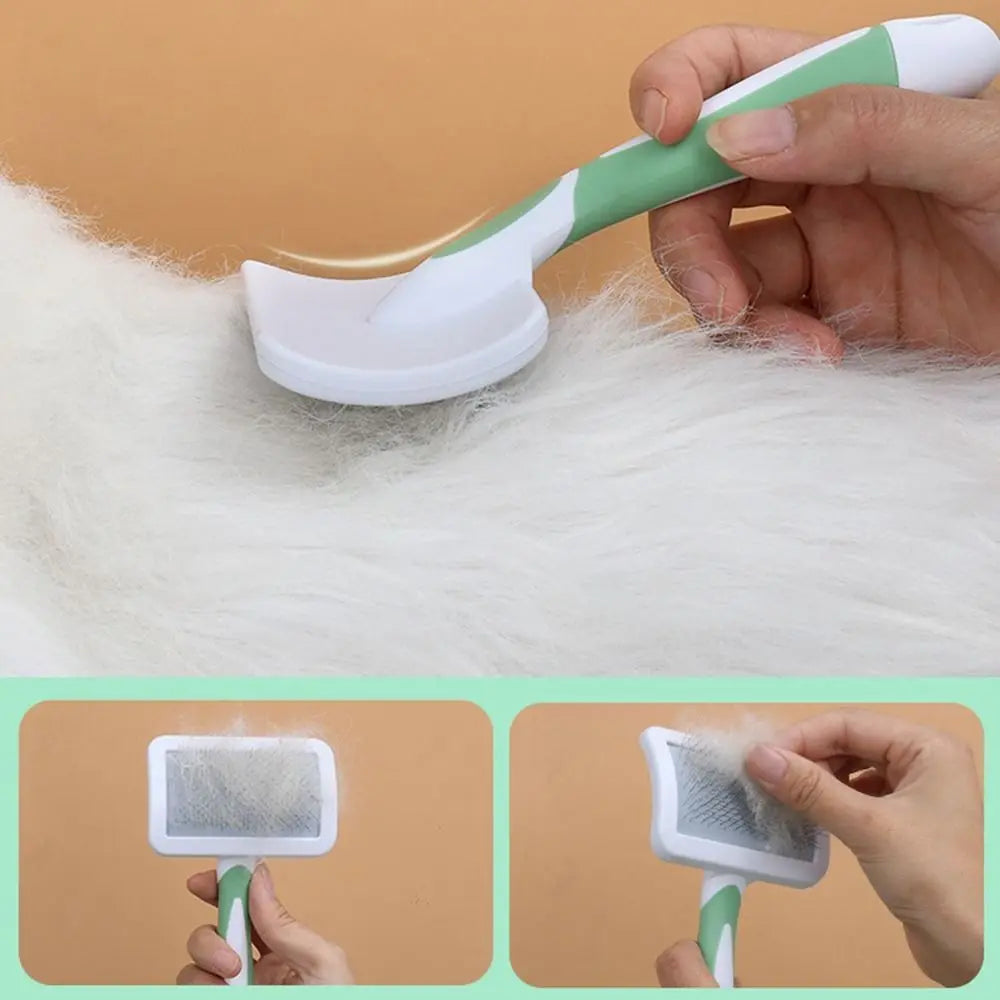 Pet Hair Shedding Brush – Multiple Colors – Cats & Dogs Grooming Tool